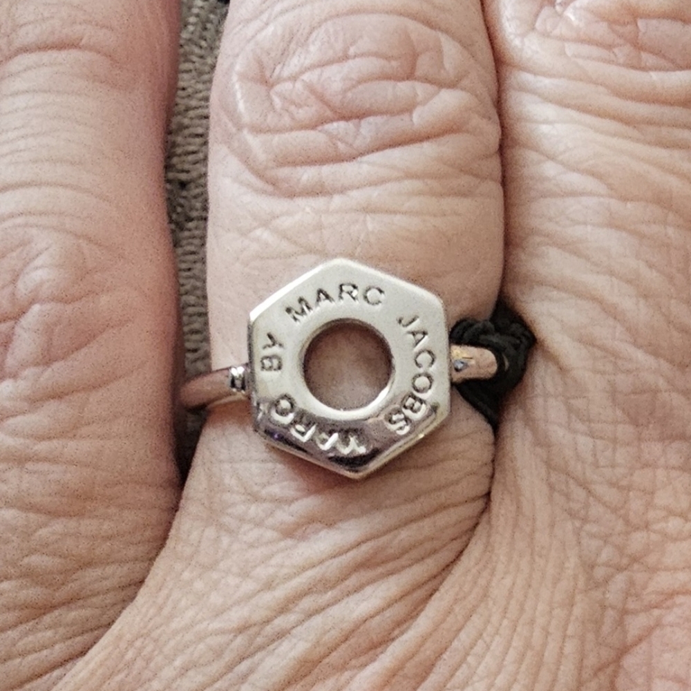 Marc Jacobs Silver Hexagonal Ring